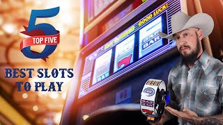 TOP 5 🎰 BEST SLOTS to play 😱 From a Slot Tech [upl. by Nnyleuqcaj154]