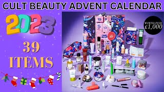 CULT BEAUTY 2023 ADVENT CALENDAR REVEAL [upl. by Drofiar]