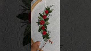 handkerchief embroidery tutorial for beginners  Miss embroidered embroidery [upl. by Eelta]