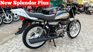 New 2024 Hero Splendor Plus Bs7 Review  On Road Price  splendor plus 2024 model  hero bike [upl. by Eba]