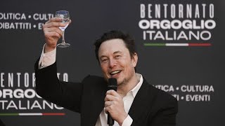 Elon Musk and Giorgia Meloni What could an alliance between the divisive figures mean for the EU [upl. by Suiramaj292]