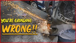 Make welds disappear with strategic Grinding  How to grind welds [upl. by Yentiw]