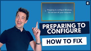 Windows 10 Stuck on Preparing to Install Quick Fix [upl. by Henry501]