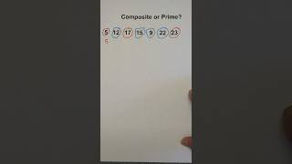 Which numbers are composite and which are prime [upl. by Hitt]