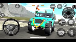 Dollar Song Modified Mahindra Green Thar 👿  Indian Cars Simultor 3D  Android Gameplay Part 18 [upl. by Inavoj]