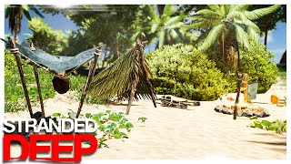 Surviving Day 1 on a Deserted Island  Stranded Deep [upl. by Eltrym]