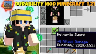 DURABILITY MOD FOR MINECRAFT 121 Durability Armor and Tools Viewer Texture Pack  Minecraft [upl. by Sul]