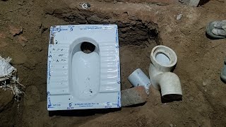 Indian toilet seat fitting [upl. by Accber95]