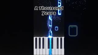 A Thousand Years  Christina Perri  Piano Tutorial piano tuto [upl. by Ybloc]