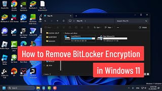 How to Remove BitLocker Encryption in Windows 11 [upl. by Him91]