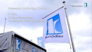 Fahnenmast mit Ausleger und Kurbel  Prestige A  Produktvorstellung [upl. by Aihsemek]