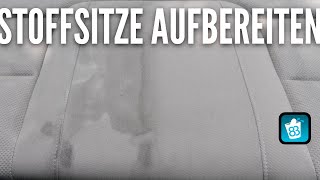 Stoffsitze aufbereiten  Hardcore Test  Autositze reinigen und Flecken entfernen [upl. by Hutt445]