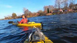 November paddle on Åsunden Ulricehamn [upl. by Elatsyrk]