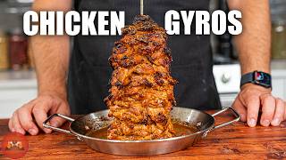 Homemade Chicken Gyros Meat Tower [upl. by Hershell]