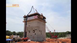 Weitz CobbVantress Poultry Feed Mill Slipform Time Lapse Video [upl. by Akira510]