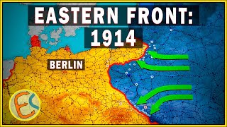 Eastern Front of WW1 animated 1914 [upl. by Issie]