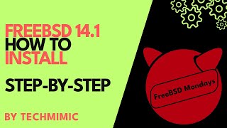 How to install FREEBSD 141 StepbyStep [upl. by Tobit]