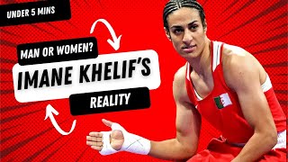 Imane khelif is man or woman Khelif Vs Carini match reality Paris olympics 2024 [upl. by Thorley]