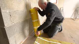 Plancher rayonnant électrique sous carrelage  Bricolage avec Robert [upl. by Hartmann]