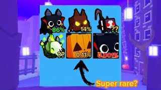 What are the chances of hatching a huge pumpkin cat🎃 in psx [upl. by Murial791]