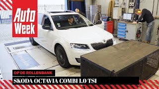 Skoda Octavia Combi 10 TSI  Op de Rollenbank [upl. by Raquela]