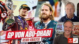 F1  RennAnalyse Abu DhabiGP  Abschied von Seb  Mick mit DonutVerbot  Leclerc VizeWeltmeister [upl. by Franklyn712]