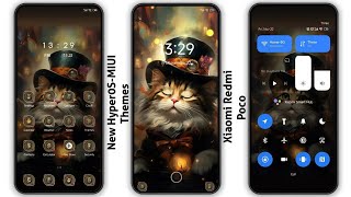 3 New HyperOSMIUI Themes for XiaomiRedmiPoco  3 Best HyperOSMIUI Themes🤩 [upl. by Havot335]