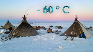 North Nomads life in winter Ural mountains and tundra life Russia Full film [upl. by Blakely880]