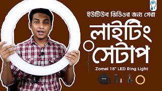 Testing the AllinOne Lighting Kit  Zomei 18 Inch LED Ring Light [upl. by Dickinson319]