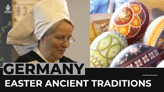 Easter in Germany Slavic minority practises ancient traditions [upl. by Jsandye]