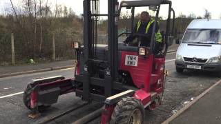 moffett forklift operating [upl. by Jara]