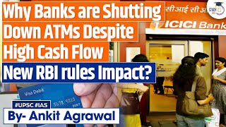 Why banks are shutting down ATMs despite high cash flow NEW RBI rules  Economy [upl. by Valencia]