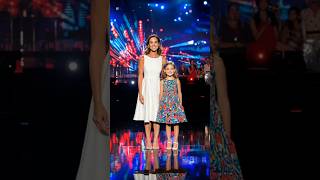 The mother and daughter excite the audience on AGT americasgottalent agt magic shorts [upl. by Lynad]