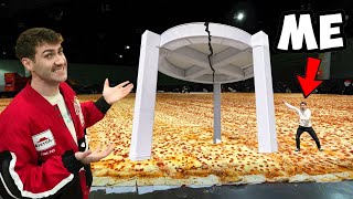 I Made The Worlds Largest Pizza Topper Gone Wrong [upl. by Otrebron]