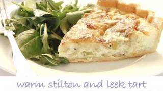 Warm Stilton and Leek Tart Tesco Recipe Video [upl. by Sterrett778]