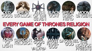 Every Game of Thrones Religion Explained in 42 Minutes [upl. by Yedoc533]