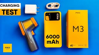 POCO M3 Charging Test 6000 mAh ⚡ 225W Fast Charger [upl. by Sadowski]