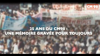 Le CM98 célèbre 25 ans dengagement pour la mémoire des victimes de lesclavage colonial [upl. by Cymbre]