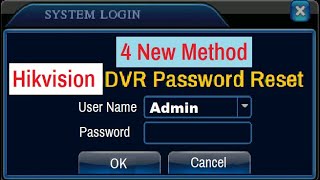 4 new method to reset hikvision dvr password reset  how to reset hikvision dvr password [upl. by Manda]