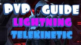 SWTOR 70  Lightning SorcererTelekinetic Sage PvP Guide [upl. by Naasar]