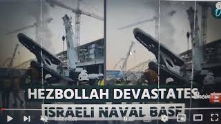 Divoká raketová palba Hizballáhu buší do Tel Avivu a přístavu Haifa zdecimována námořní základna [upl. by Nicole]