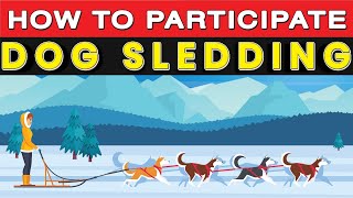 How is Dog Sledding Played also known as a dog sled racing or dog mushing is a type of Skijoring [upl. by Drescher760]