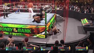 5MAN HELL IN A CELL MONEY IN THE BANK WWE 2K24 [upl. by Kessia]