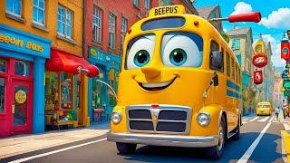 The Wheels on the Bus  Nursery Rhymes  Kids Songs  Fun and Learning [upl. by Quin]