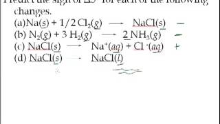 Entropy Changes in Chemical Reactions [upl. by Muriah21]