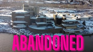 Abandoned Peter Grant Mansion In Haileybury Ontario  DJI MINI SE [upl. by Korfonta]