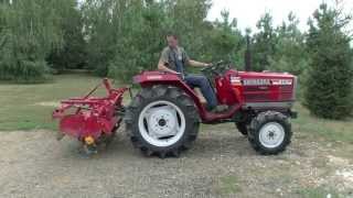 Shibaura D23F Japanese compact tractor at the KeletAgro japán kistraktor [upl. by Eltsryk]