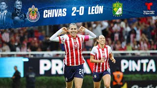 Highlights amp Goles  Chivas Femenil vs León Femenil 20  Telemundo Deportes [upl. by Dombrowski]