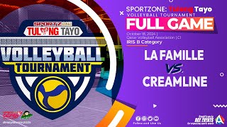 Full Game Creamline vs La Famille Iris B Category  Tulong Tayo  18 Oct 2024 [upl. by Latricia]