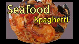 SEAFOOD SPAGHETTIPiccolina Tv [upl. by Ena]